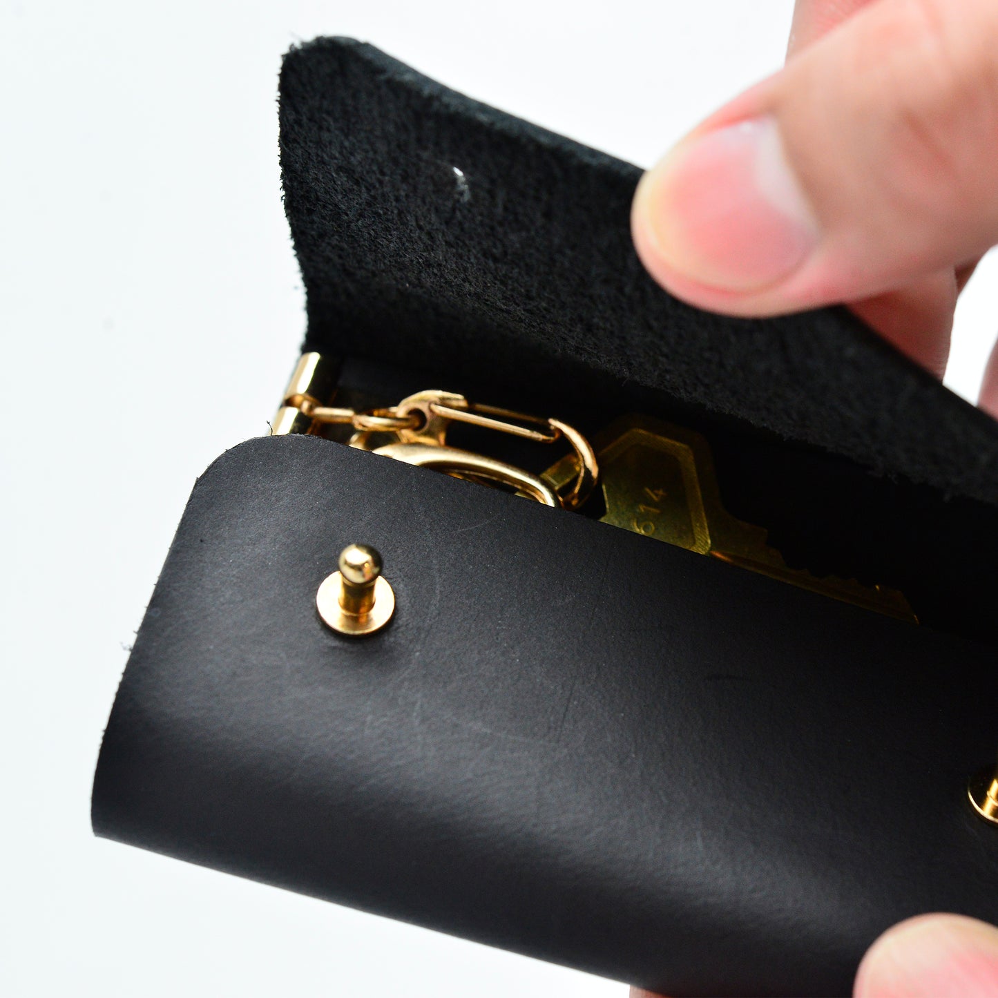 Zeta 6 Leather Key Pouch