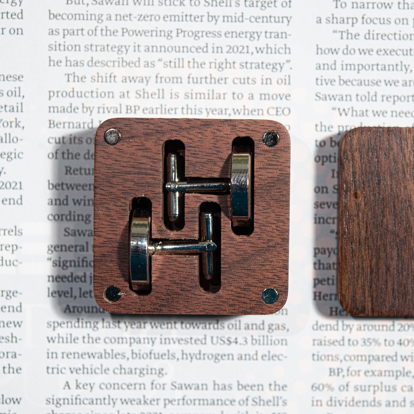 Personalized Wooden Cufflinks
