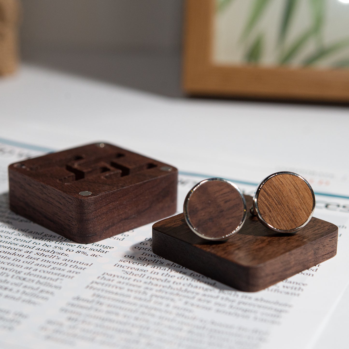 Personalized Wooden Cufflinks