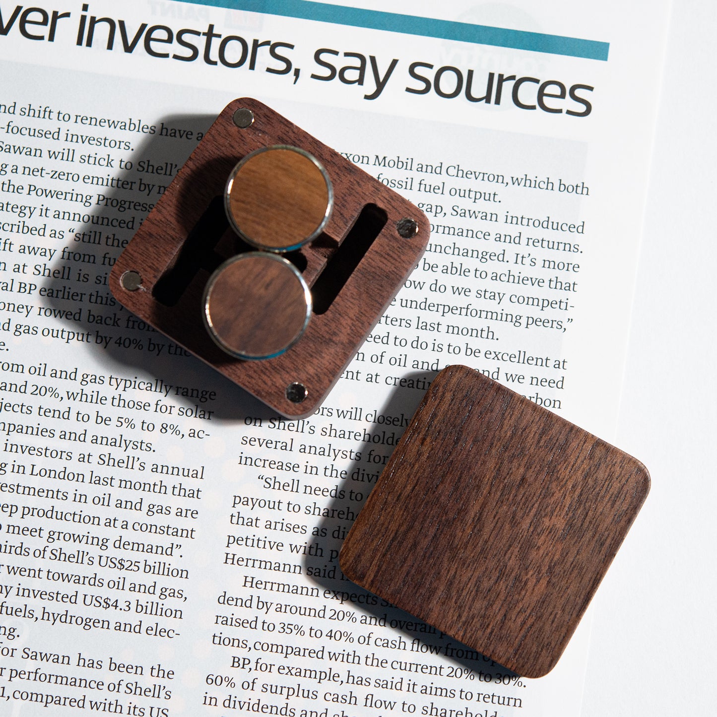 Personalized Wooden Cufflinks