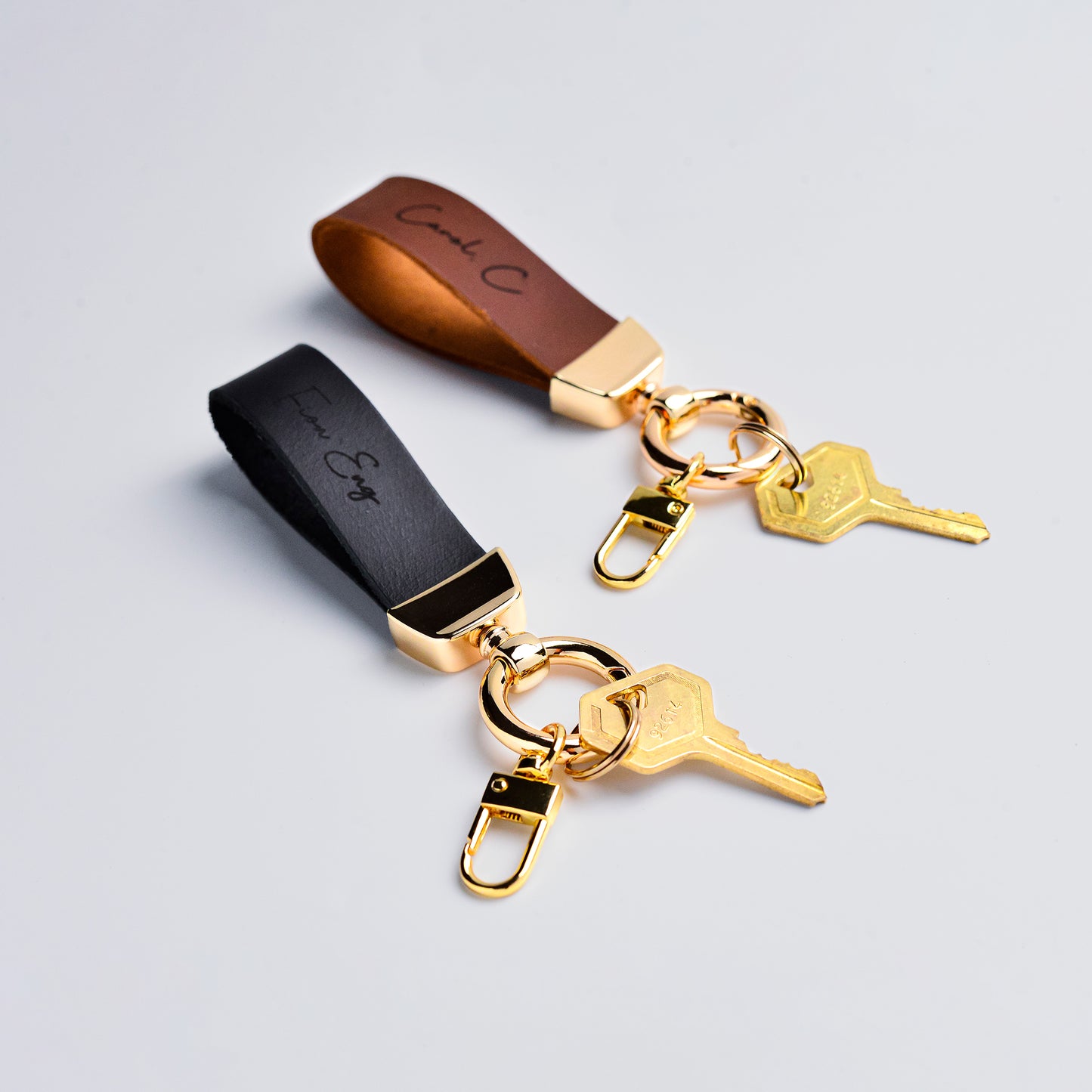Hera Classic Leather Keychain