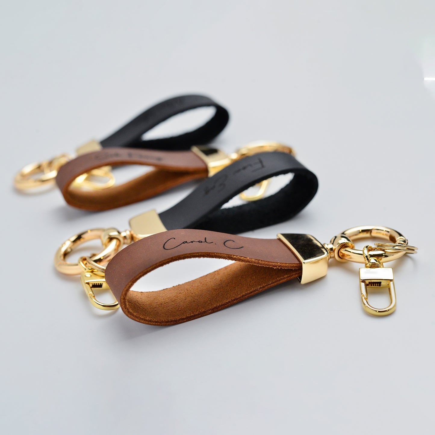 Hera Classic Leather Keychain