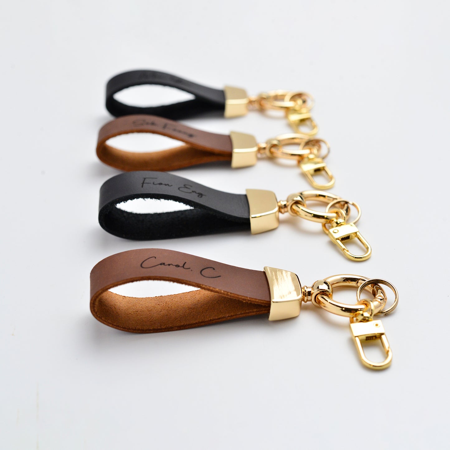 Hera Classic Leather Keychain