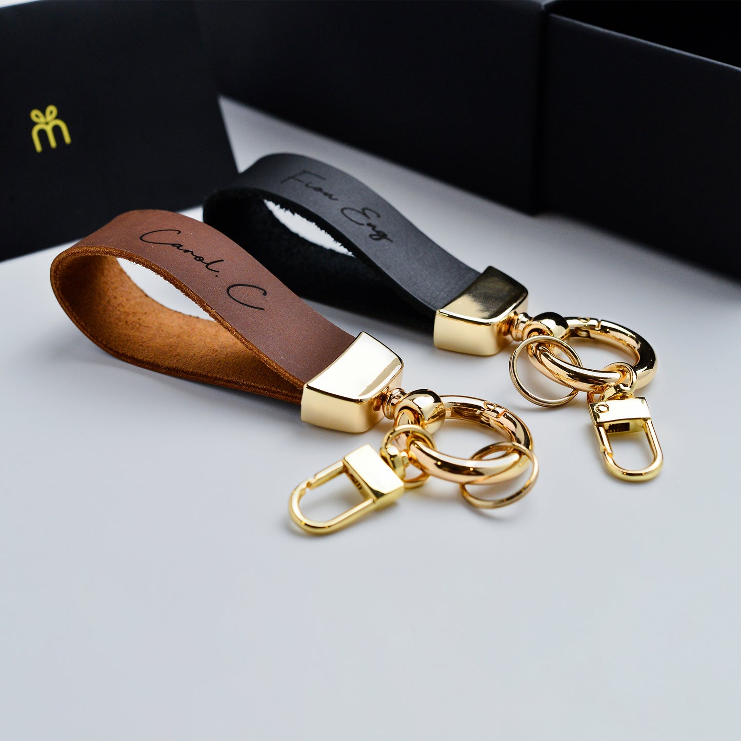 Hera Classic Leather Keychain