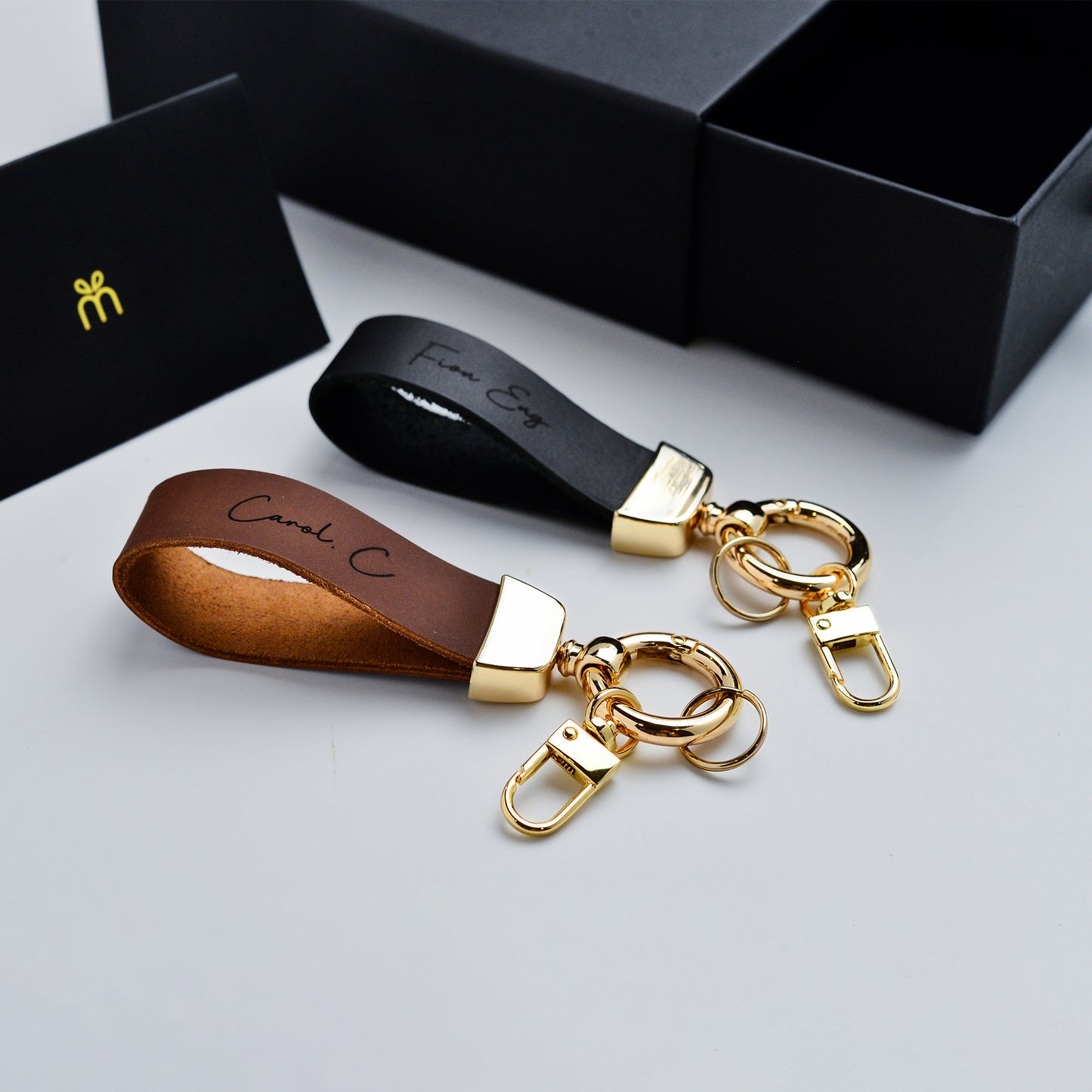 Hera Classic Leather Keychain