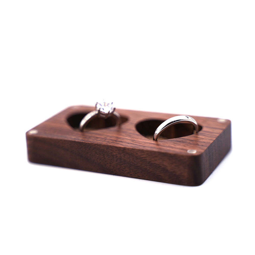 Double-Love Wooden Jewelry Box