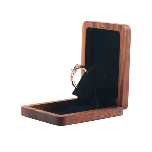 Wooden Ring Box that Awes