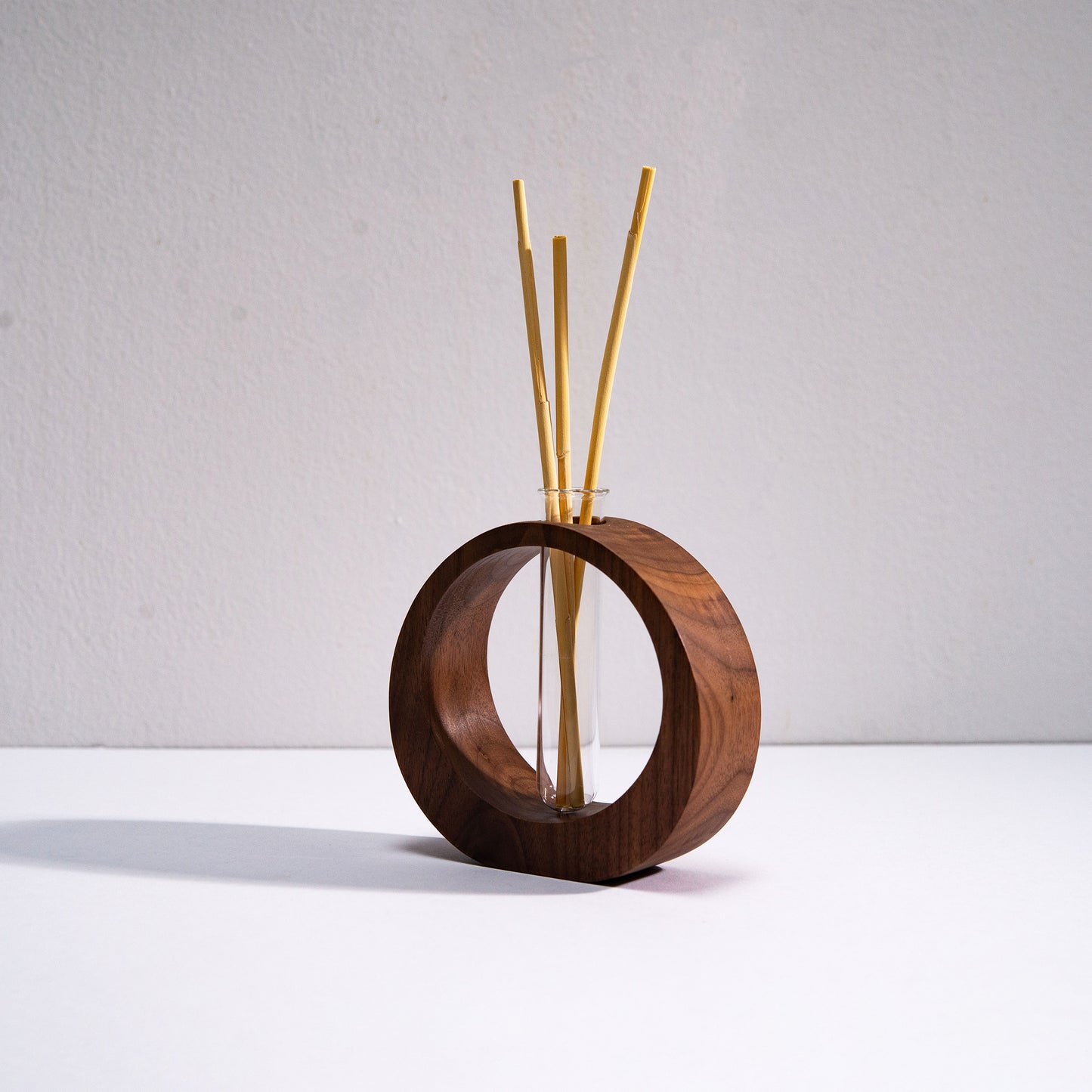 Minimal Wooden EnsoZen Vase