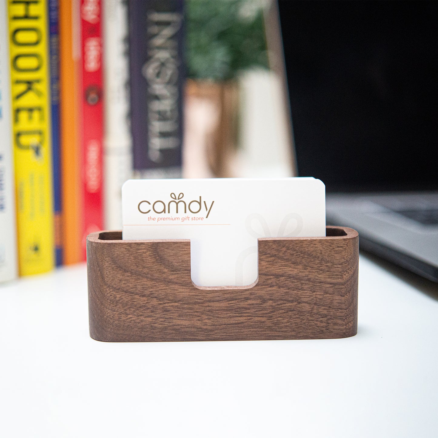Professional Wooden Business Card Holder